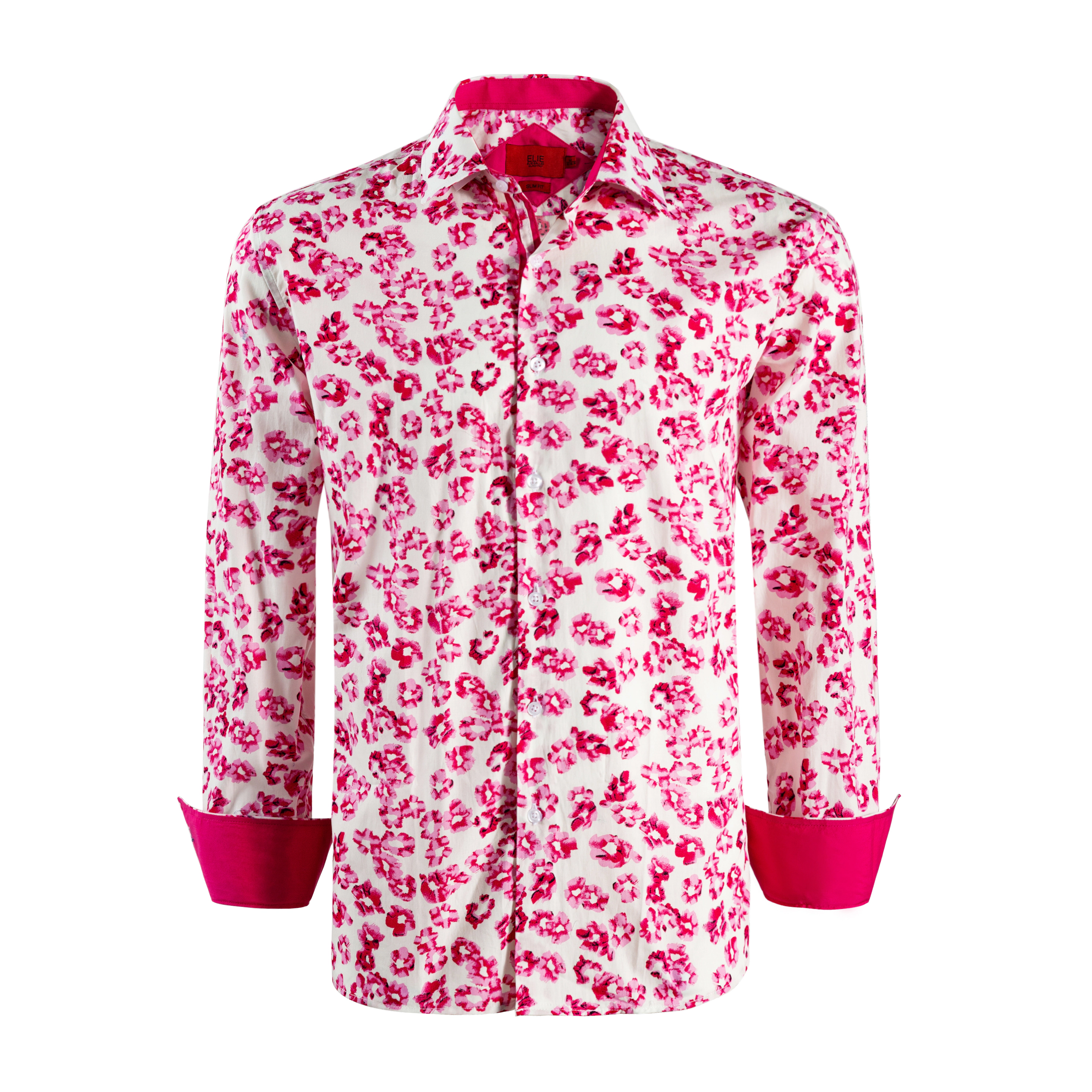 Elie Balleh Boys Slim Fit Floral Button-Down Shirt