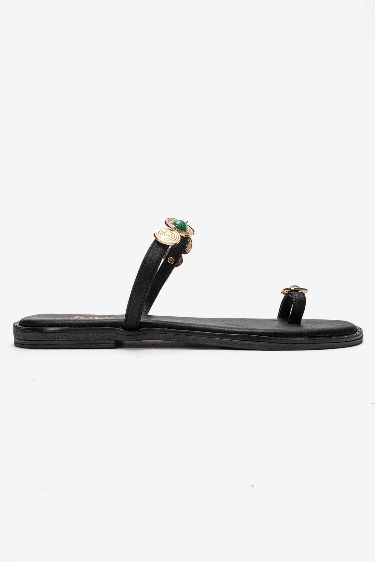 Forever & Always Womens Martinez Leather Thong Sandals