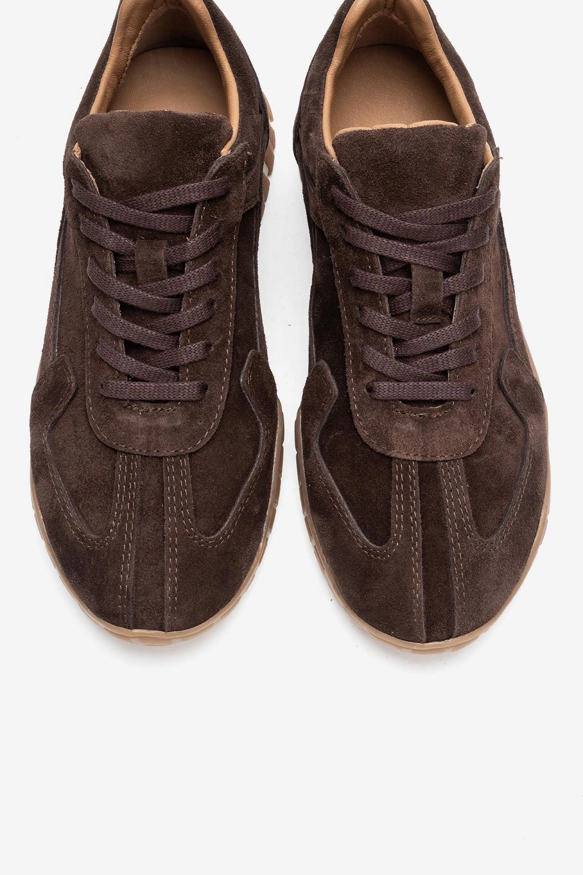 Forever & Always Womens Lars Leather Sneaker