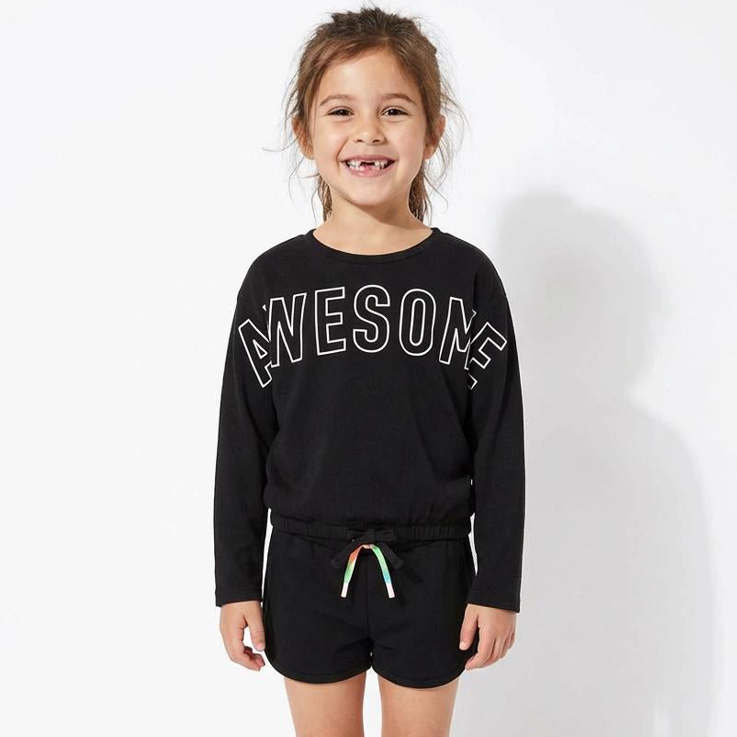 Rockets of Awesome Caps Lock Tee for Girls