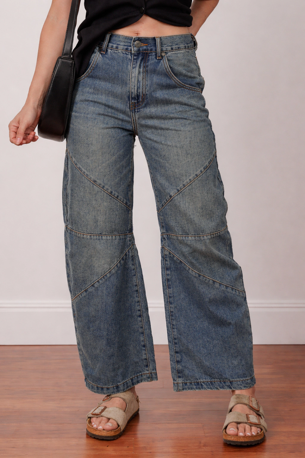 Threaded Pear Women's Alaya Straight High Waist Jeans