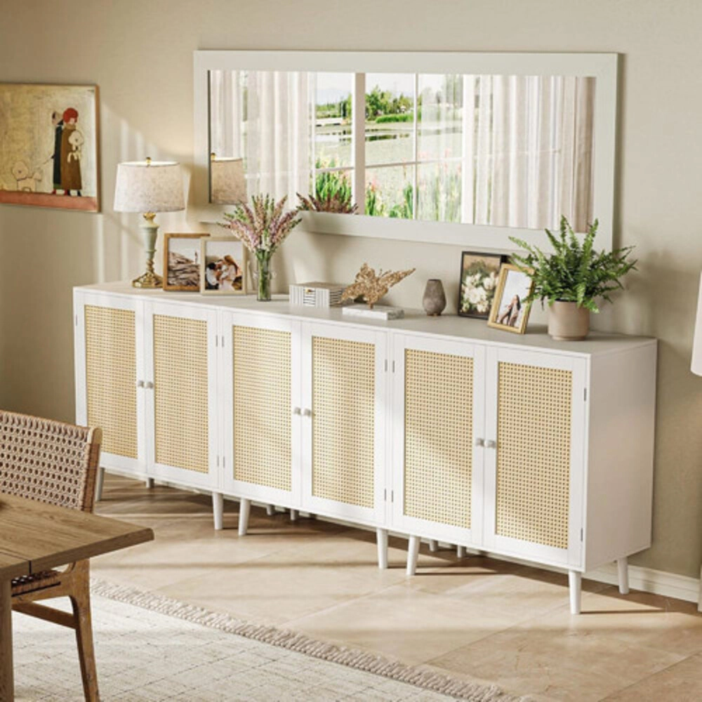 Rocky Peak Living Unisex Console Cabinet With Solid Wood Feet