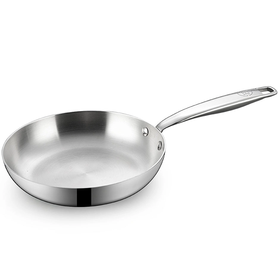 BE - LIVING Essential Series PFAS- free Tri-Ply Stainless Steel Frying Pan