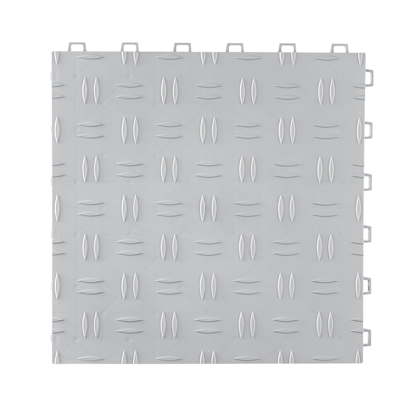 HONGGE Garage Tiles Interlocking 12 x 12 x 0.53 inch Garage Floor Covering Tiles Non-Slip Double-Sided Texture Garage
