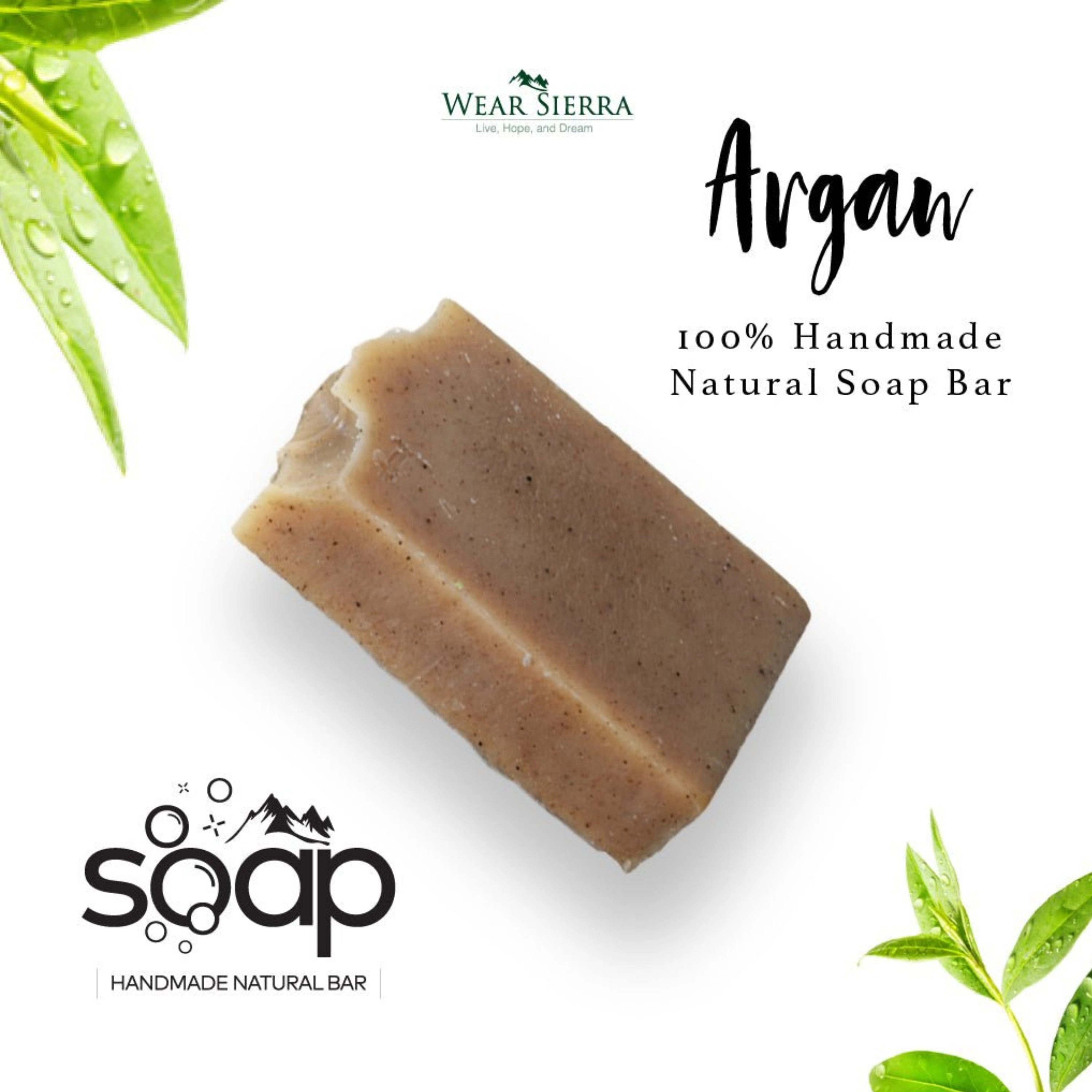 Wear Sierra Natural Argan Bar Soap Pack Of