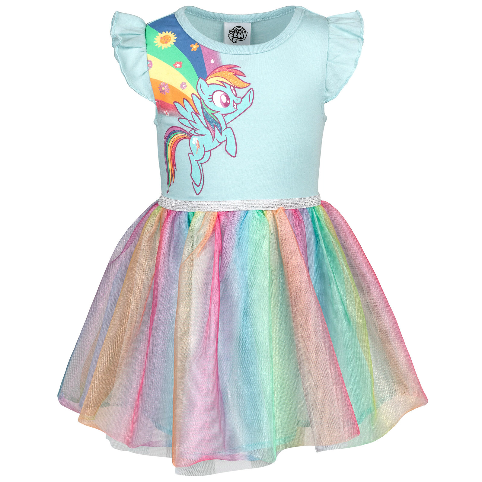 My Little Pony Rainbow Dash Girls' Glitter Tutu Gown