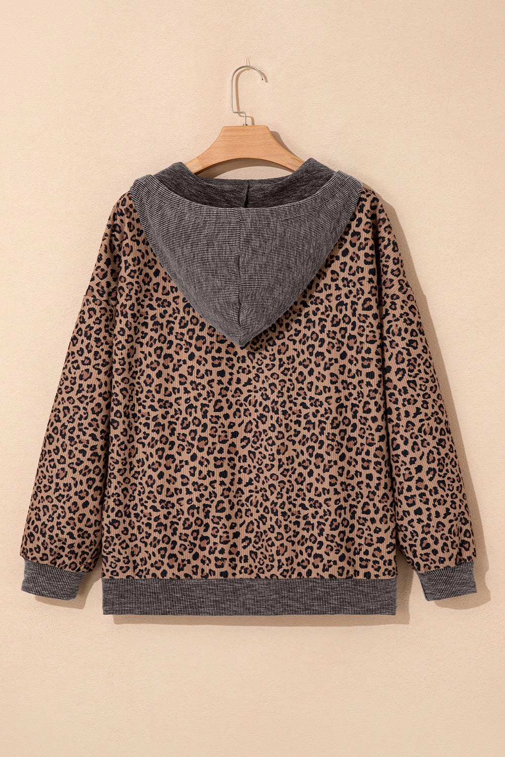 Threaded Pear Women's April Collar Zip Hooded Pullover