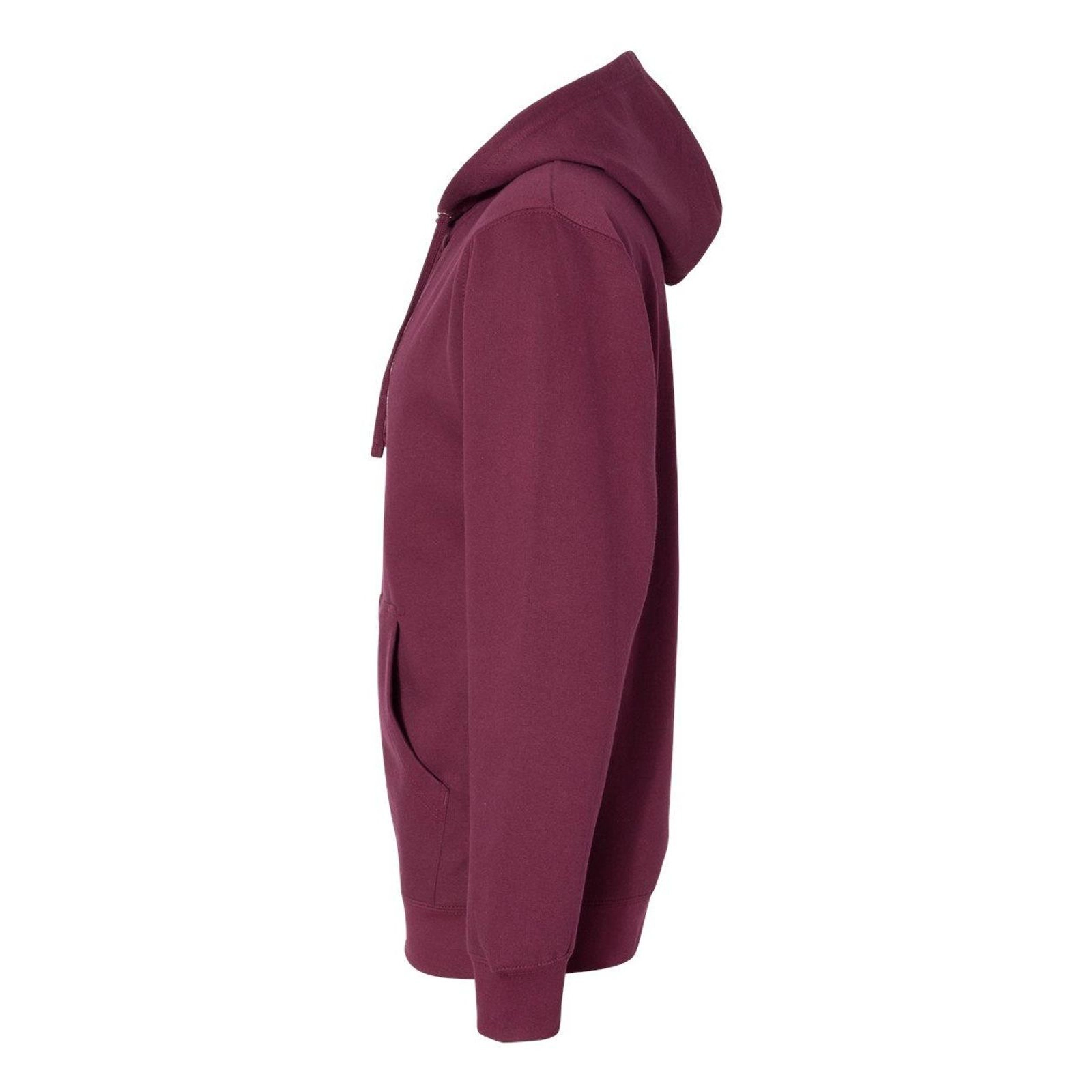 Independent Trading Co. Mens Midweight Full Zip Hooded Sweatshirt