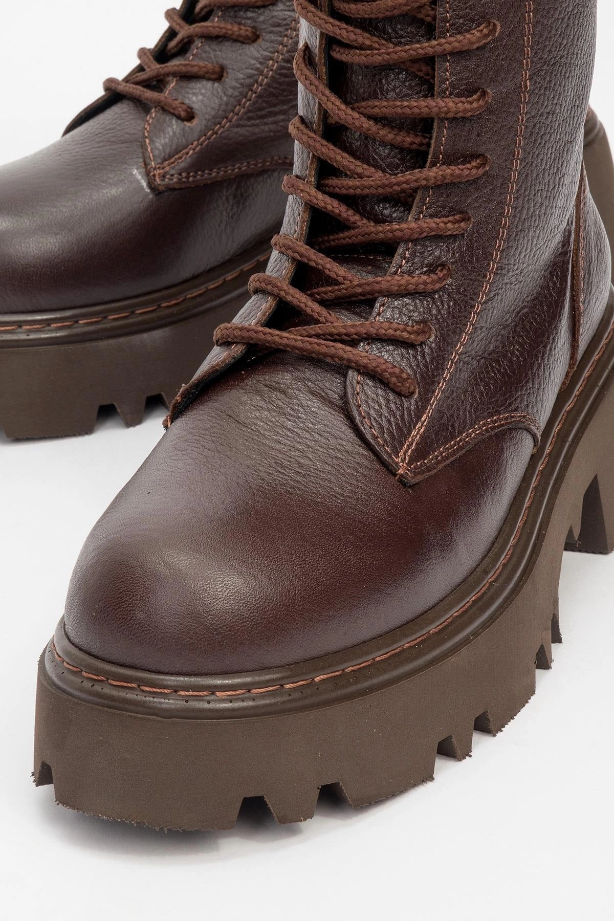 Forever & Always Womens Tina Leather Ankle Boots