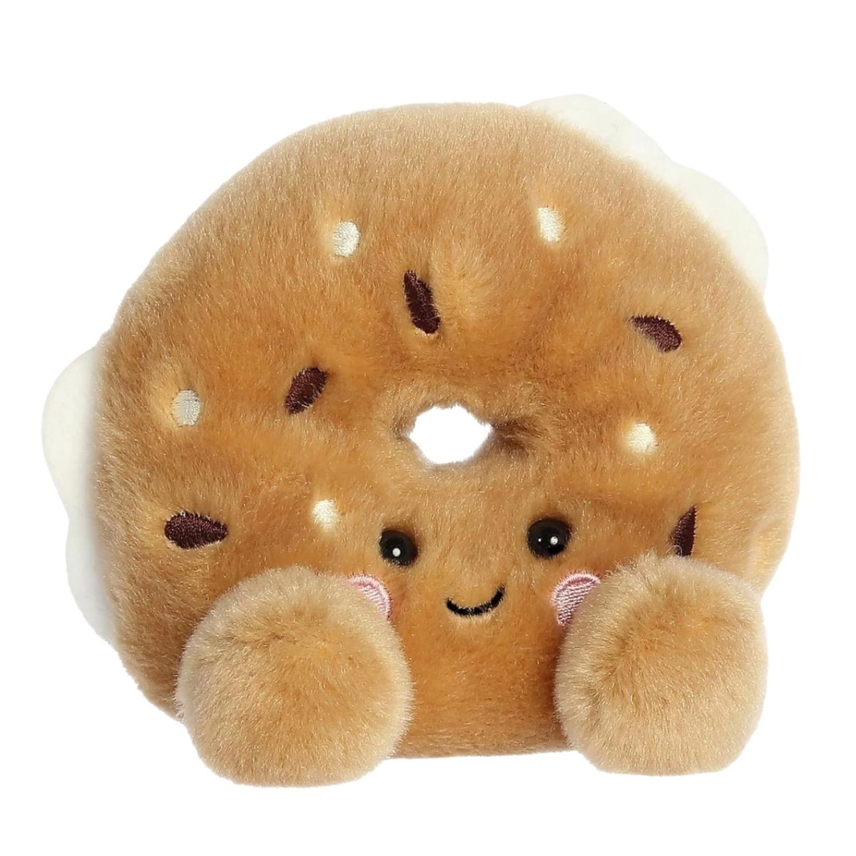 Aurora Palm Pals Tony Everything Bagel 5-Inch Stuffed Animal Plush