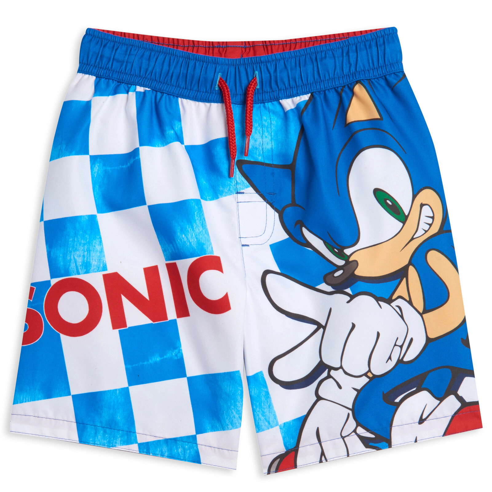 SEGA Sonic the Hedgehog Boys' UPF 50+ Swim Trunks