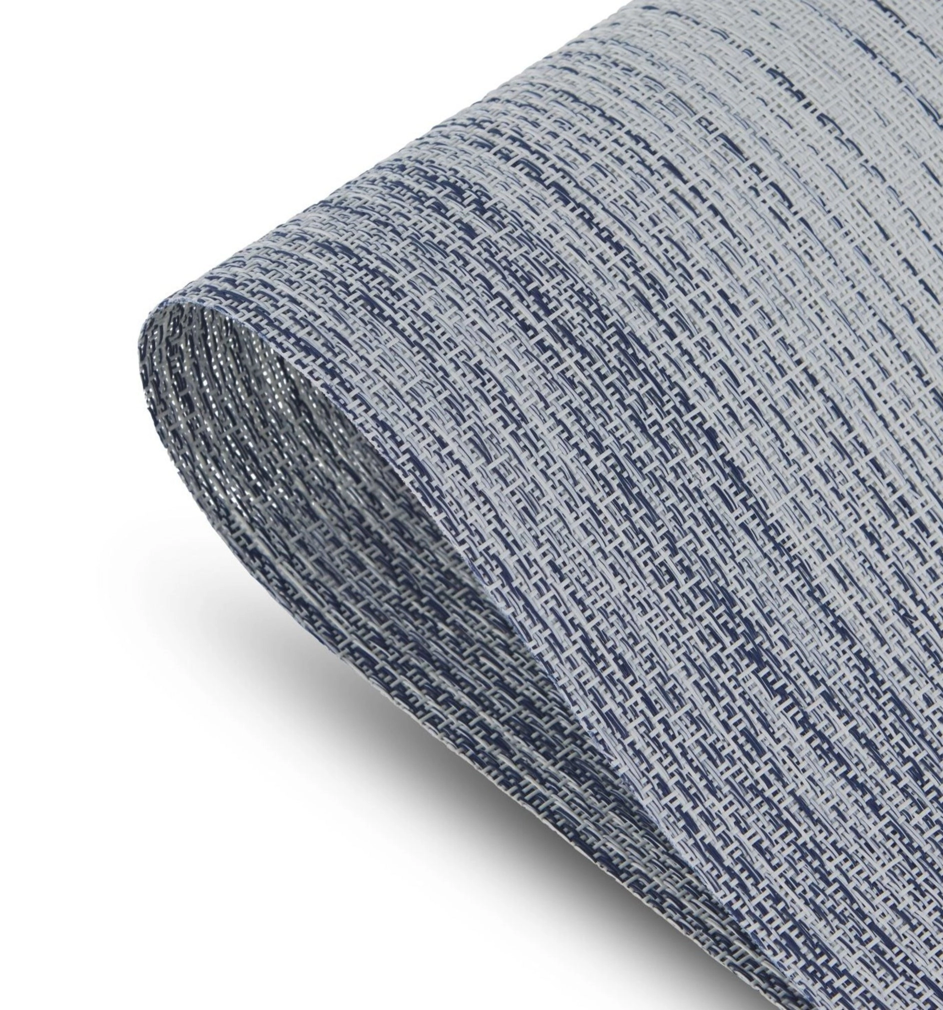 Dainty Home Ombre Woven Vinyl Reversible Rectangular 12" x 18" Placemat Set of 6