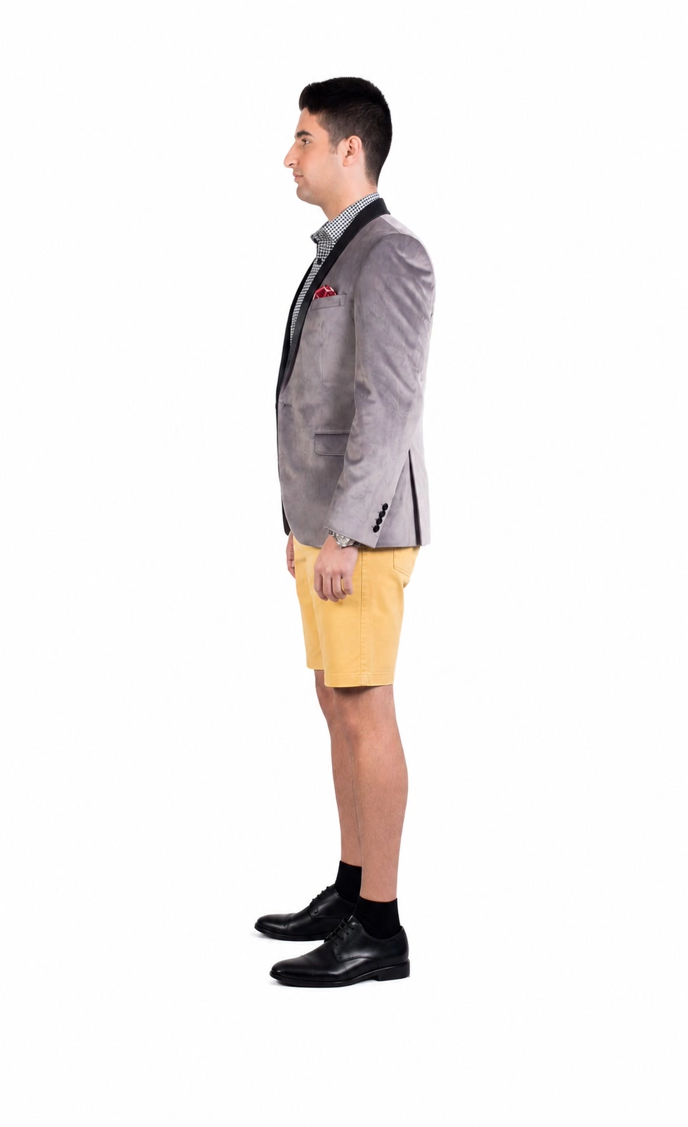Elie Balleh Men's Slim Fit Velvet Tuxedo