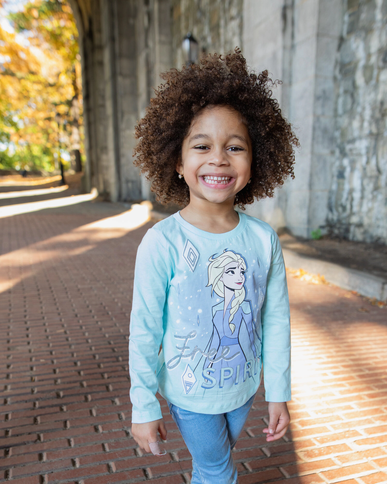 Disney Frozen Girls' 3-Pack Glitter Long Sleeve Tees