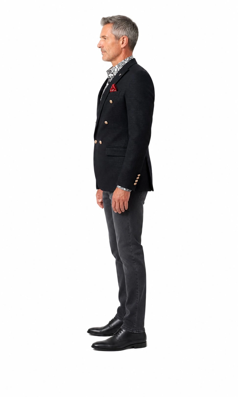 Elie Balleh Men's Slim Fit Classic Waffle Weave Sportcoat