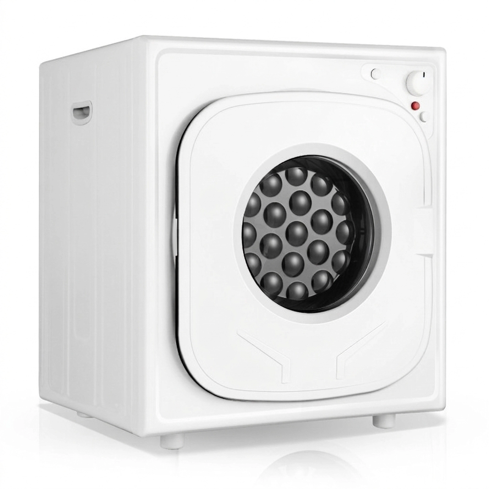 SUGIFT White Compact Front Load Laundry Dryer with Touch Panel 1500W 13.2-lb Drum Capacity 23.6-in W 21.5-in D