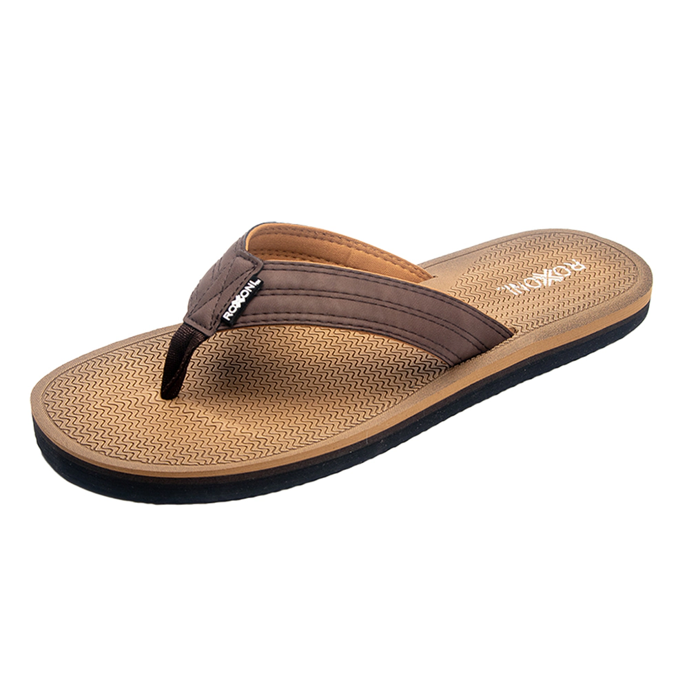 Roxoni Men's Lightweight Outdoor/Indoor Summer Slippers