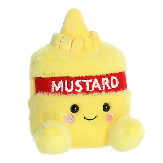 Aurora Palm Pals Newton Mustard 5-Inch Stuffed Animal Plush