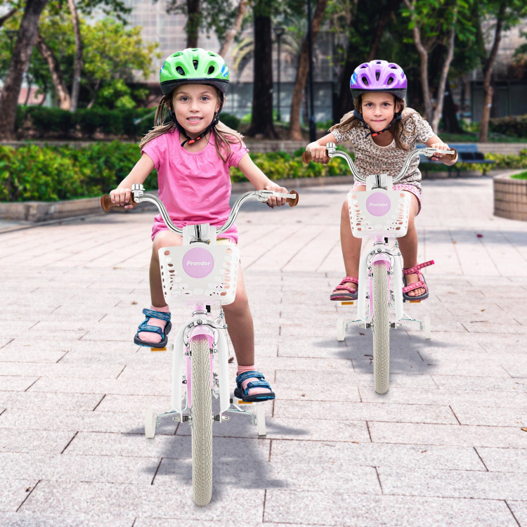 Hivvago Adjustable Kids Bike with 2 Brake System