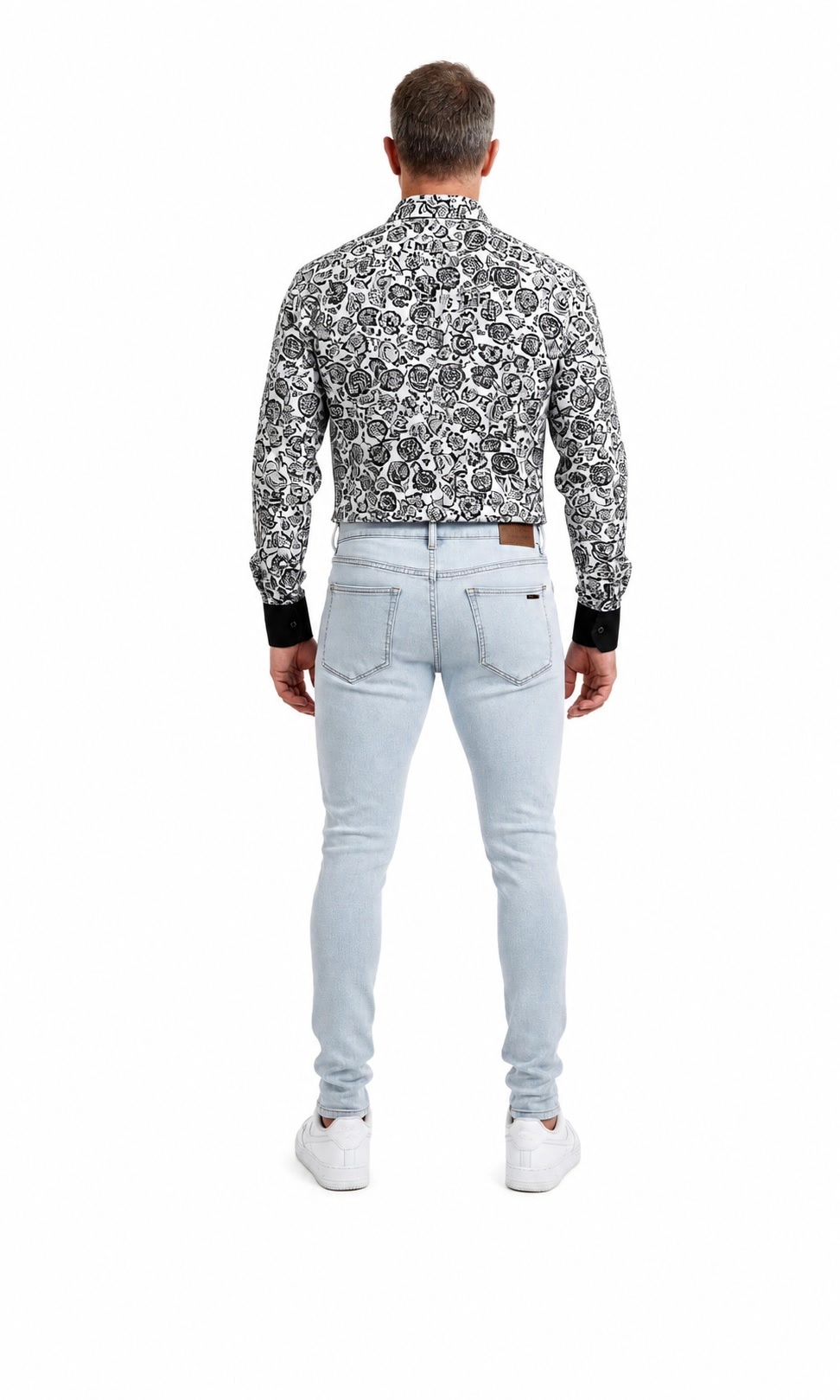 Elie Balleh Men's slim fit skinny jeans