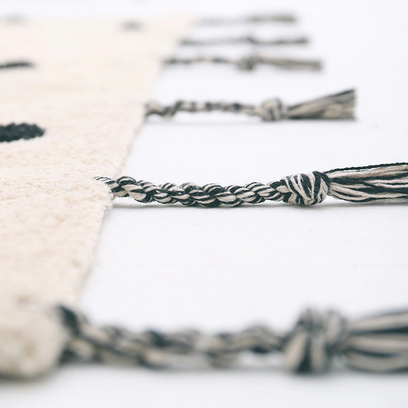 Nattiot Washable Cotton Rug Nümi Black