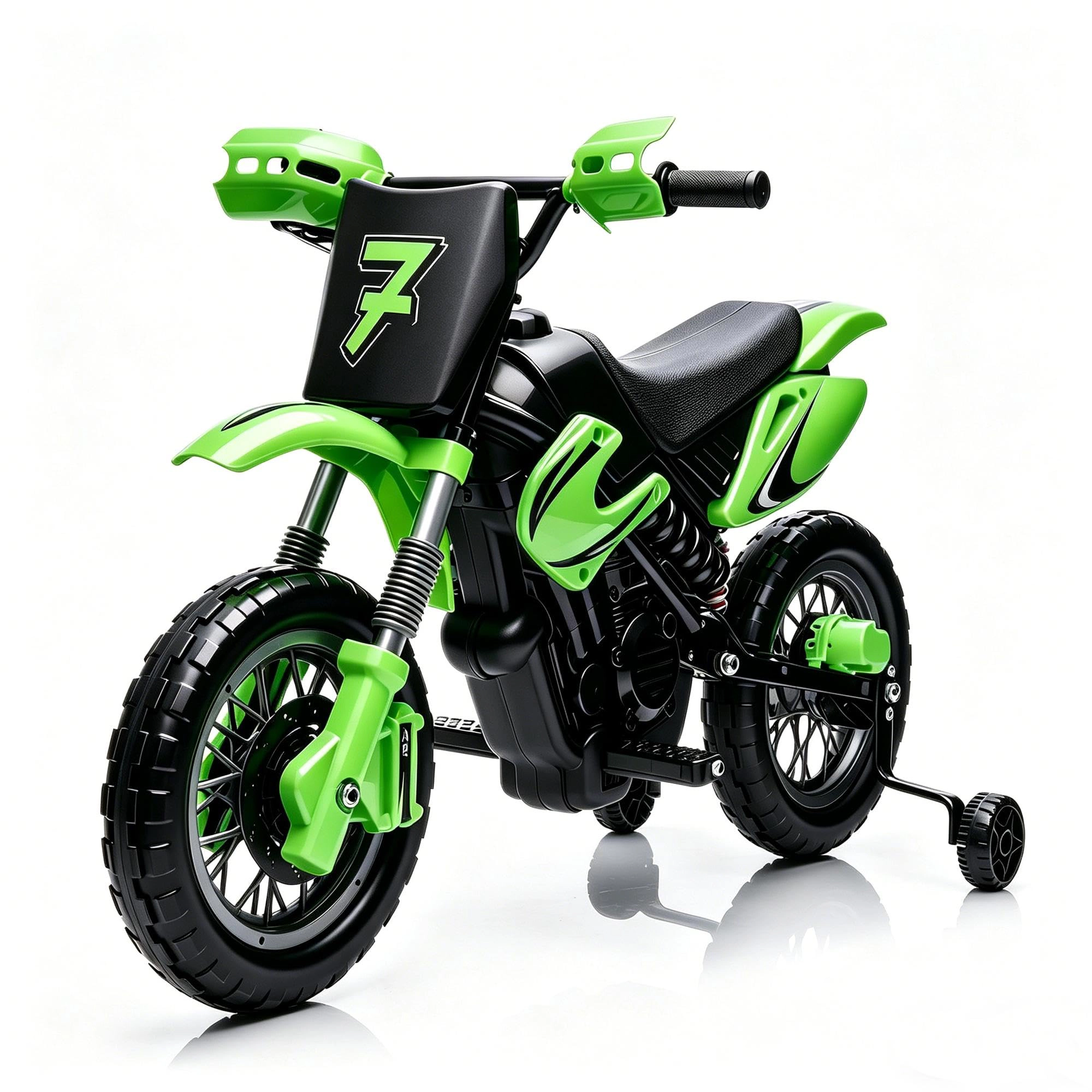 12V Kids Ride On Motorcycle with Dual Motors, 3-Wheel Electric Bike Lights & Sounds for Boys Girls