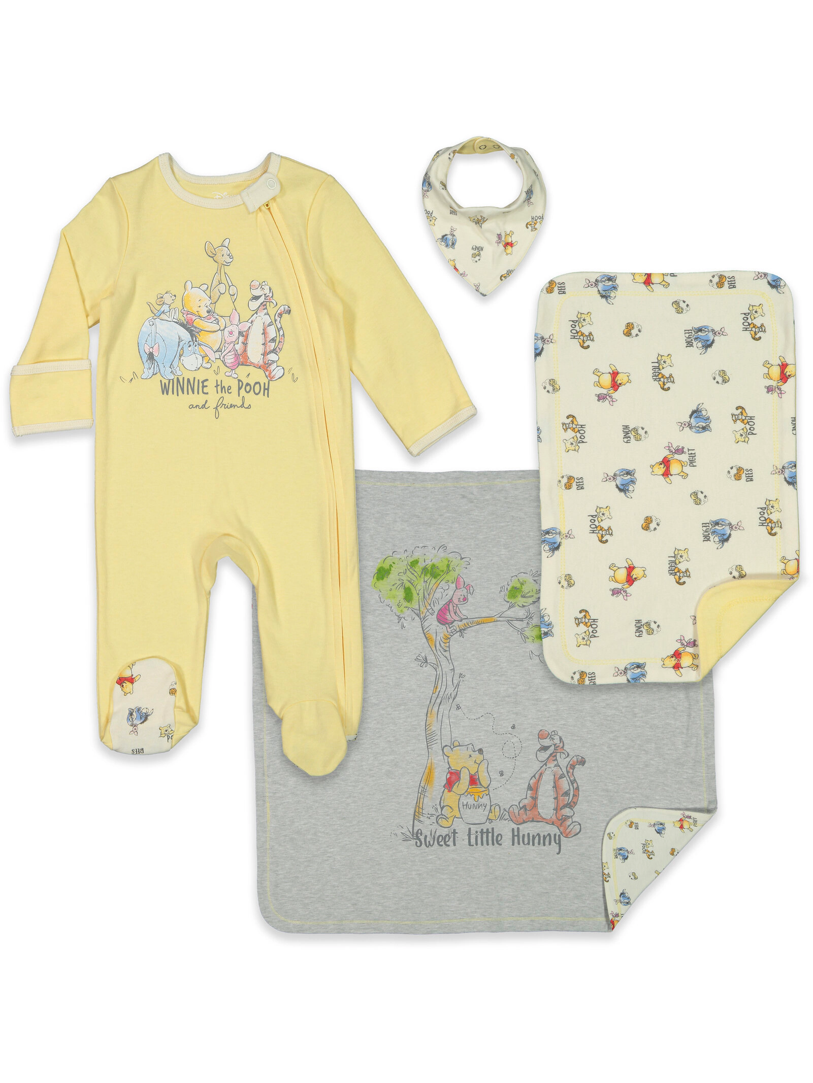 Disney Baby Boy or Girl 4-Piece Sleep N' Play and Blanket Set