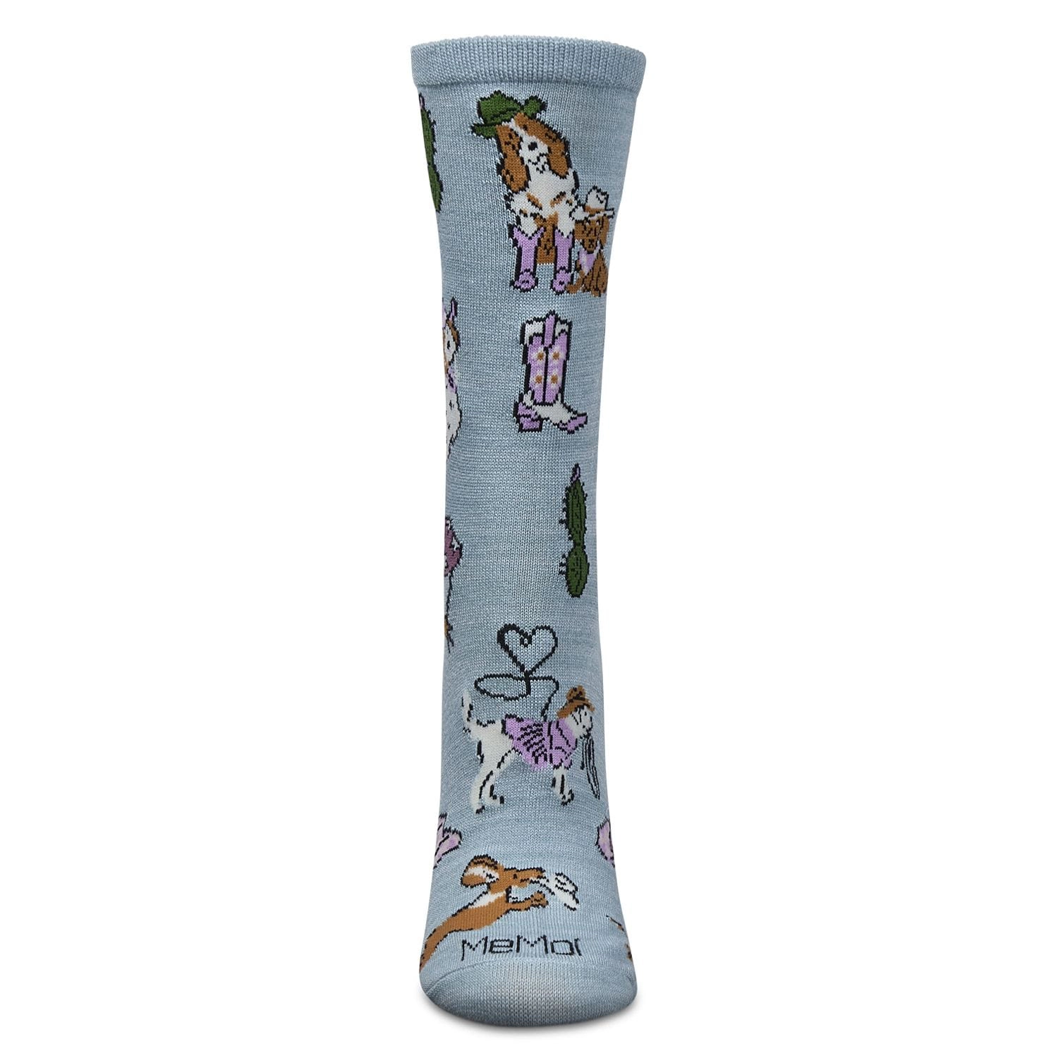 MeMoi Women's Rodeodogs Rayon From Bamboo Crew Socks
