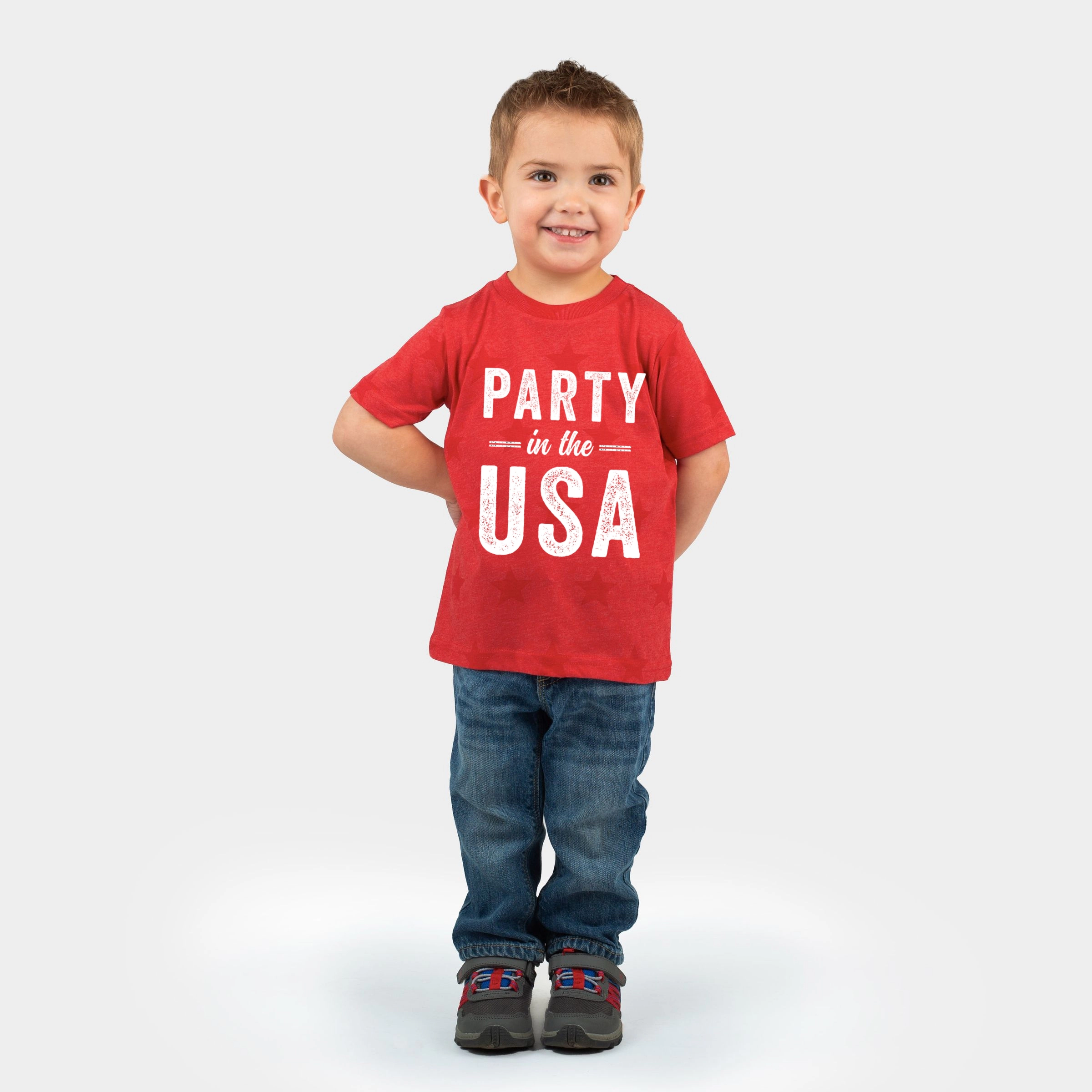 the Juniper Shop - Party USA Toddler Short Sleeve Star Tee