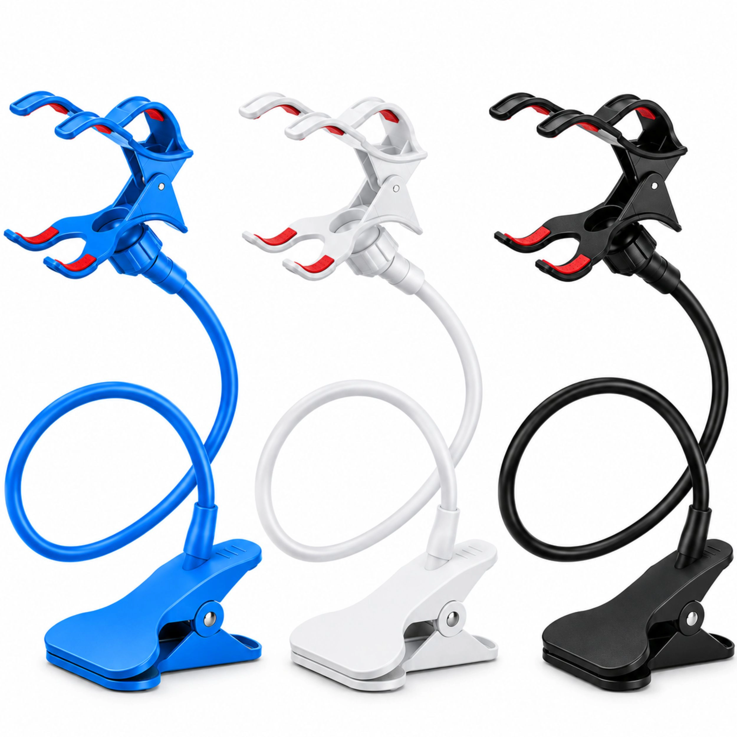 Home Collection Universal Flexible Gooseneck Phone Holder with Table Clip