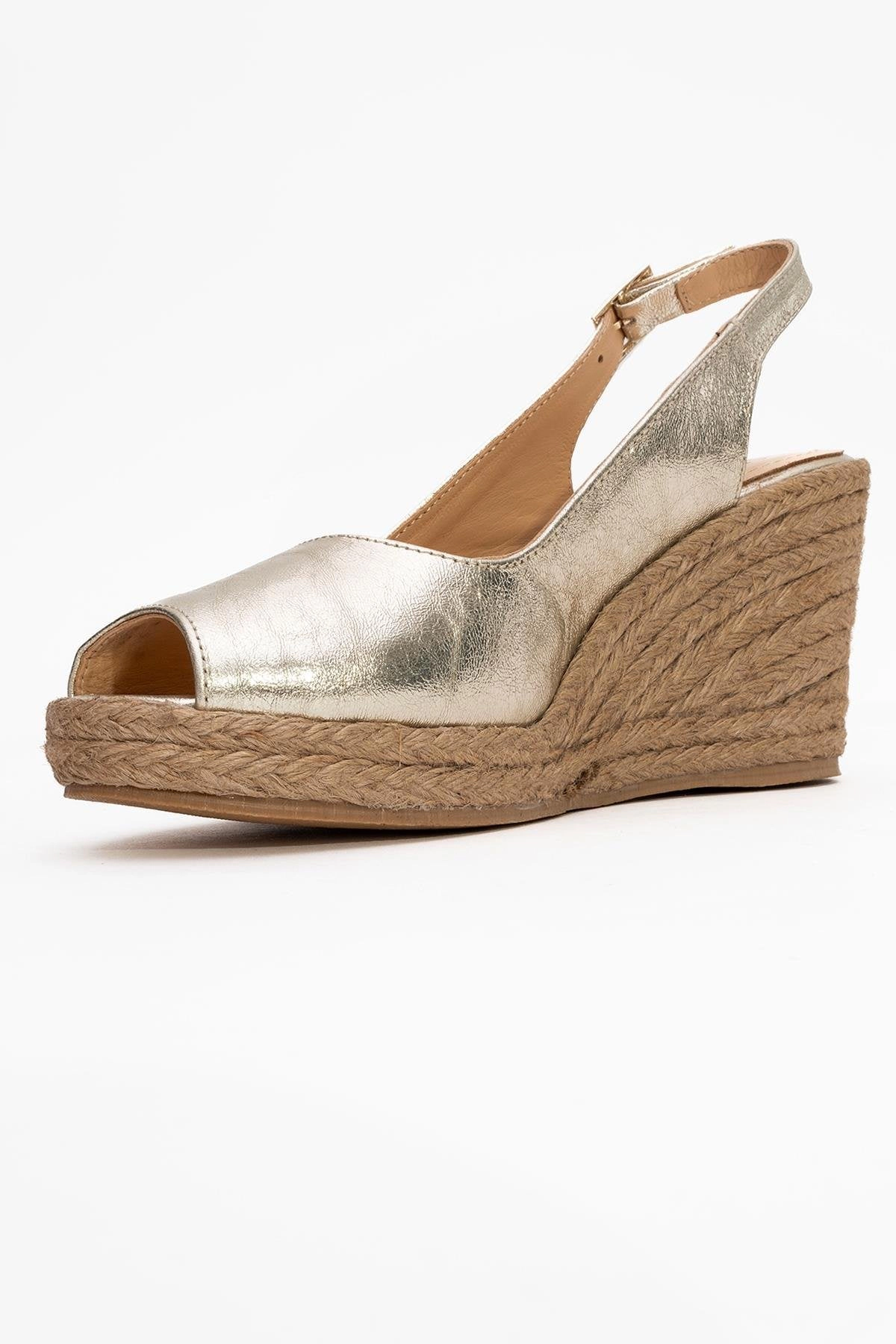 Forever & Always Womens Ryan Leather Espadrilles