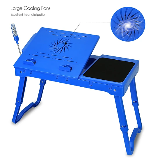 GBruno Foldable Laptop Table With Cooling Fan