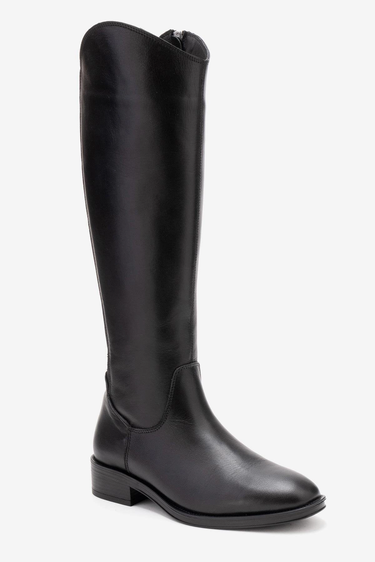 Forever & Always Womens Ruiz Leather Knee High Boots