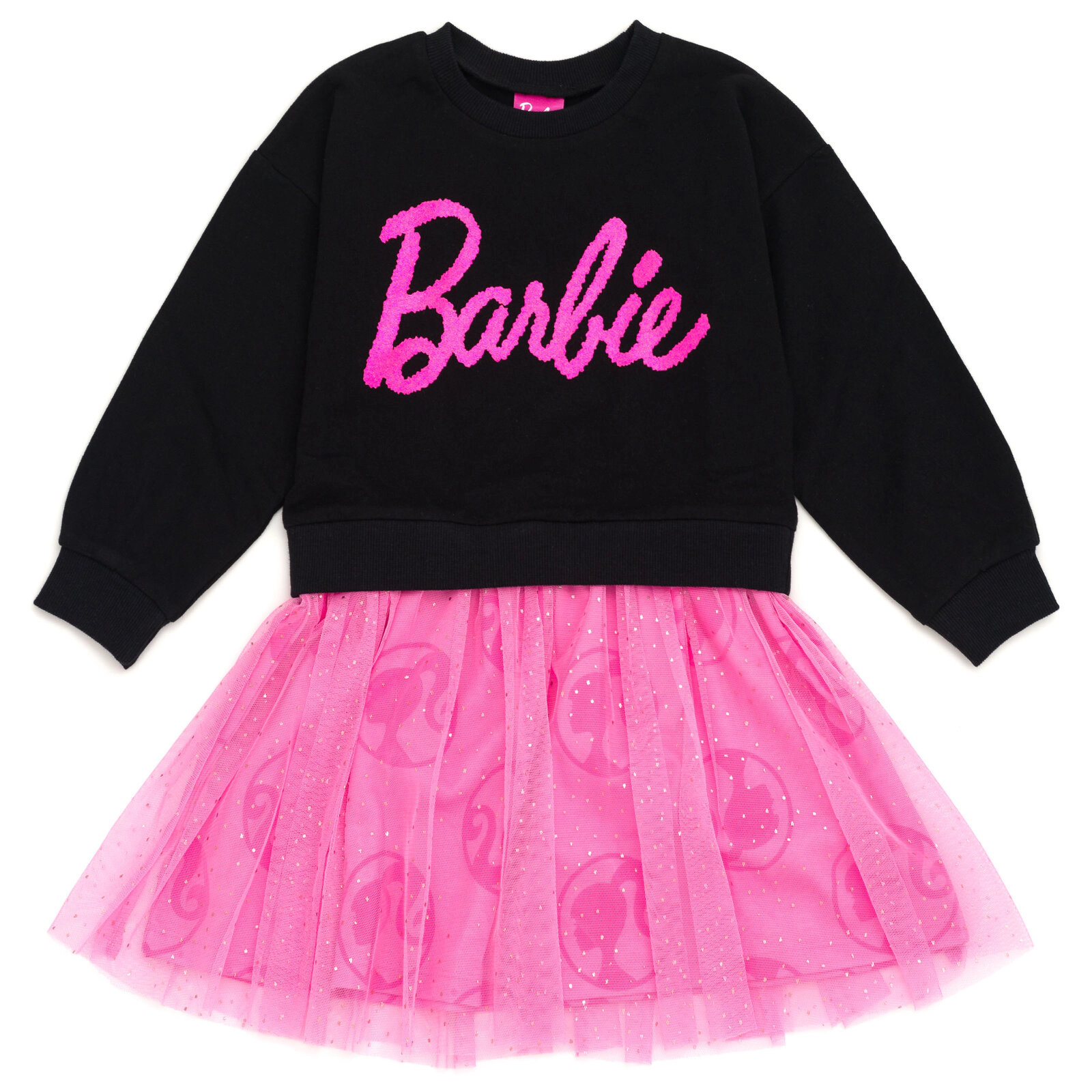 Barbie Girls' Glitter Tutu Dress