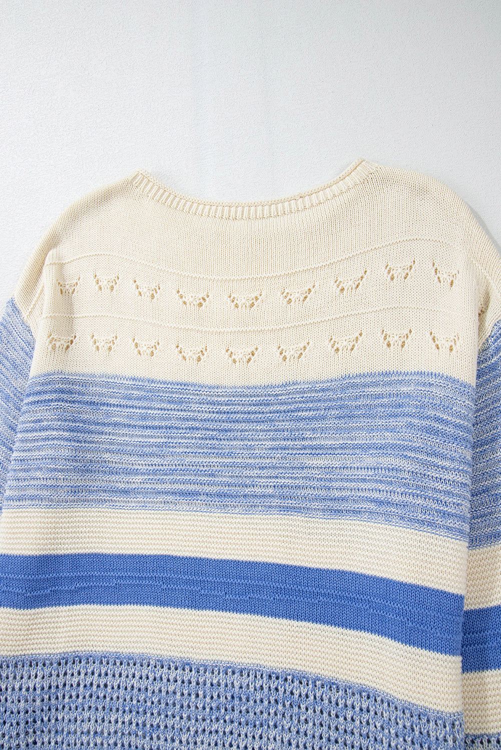 Threaded Pear Women's Sophia Stitch Puff Sleeve Sweater