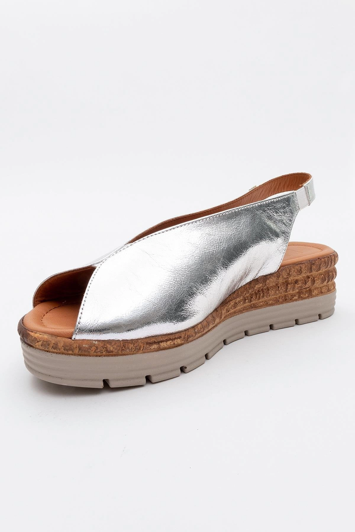 Forever & Always Womens Blom Leather Platform Sandals