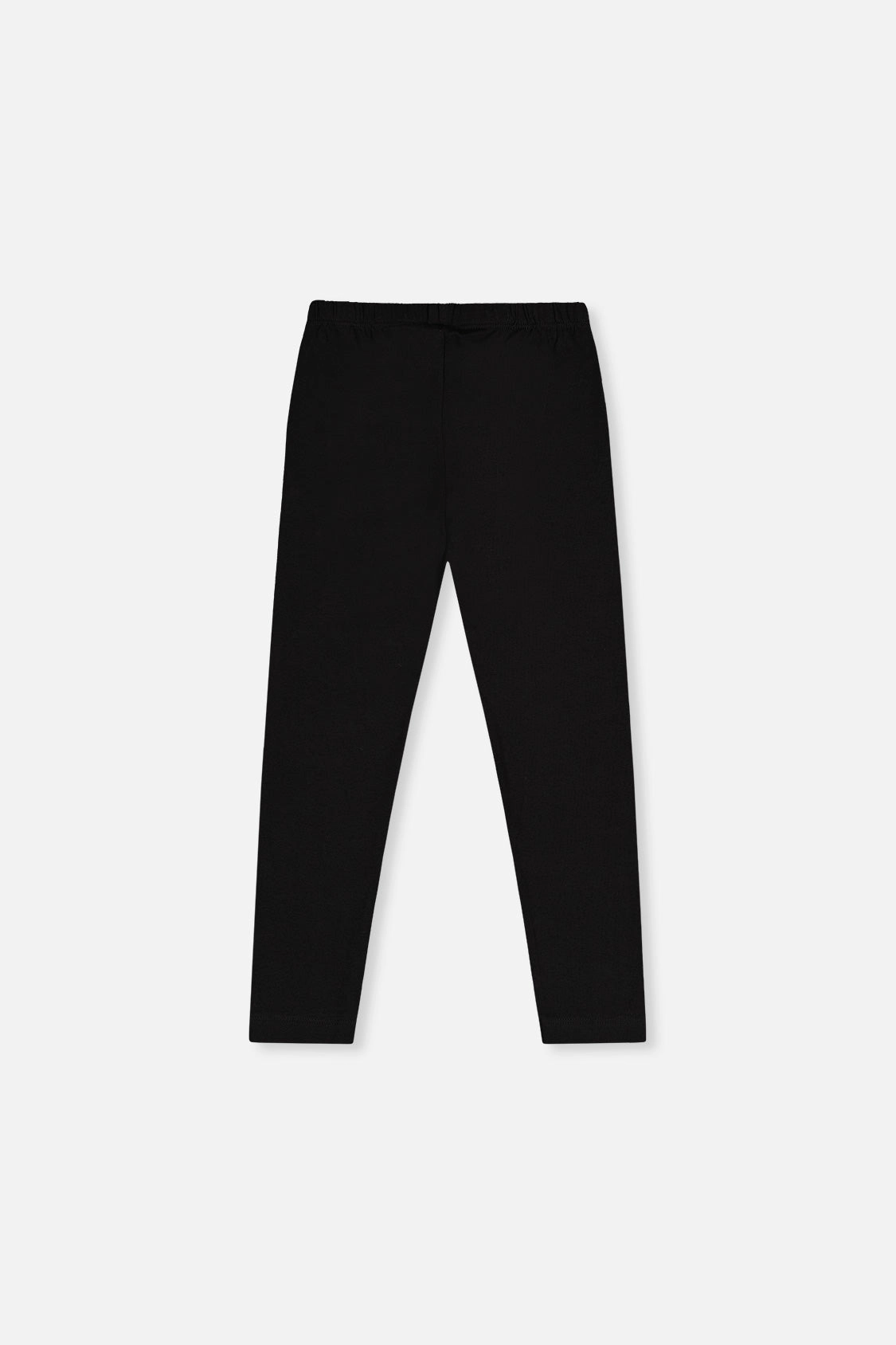 Deux par Girls Glitter Heart Knee Organic Cotton Leggings