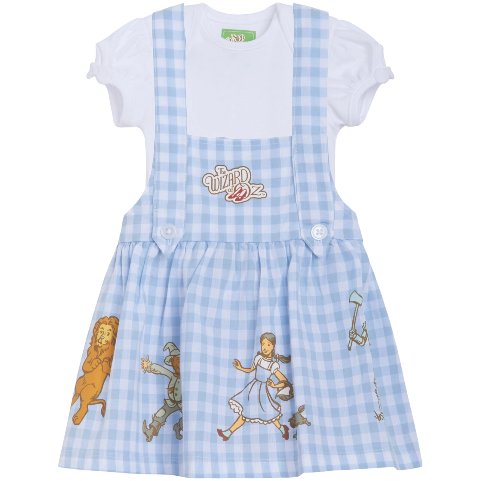 Wizard of Oz Girls' Cosplay Jumper Dress and Top Set