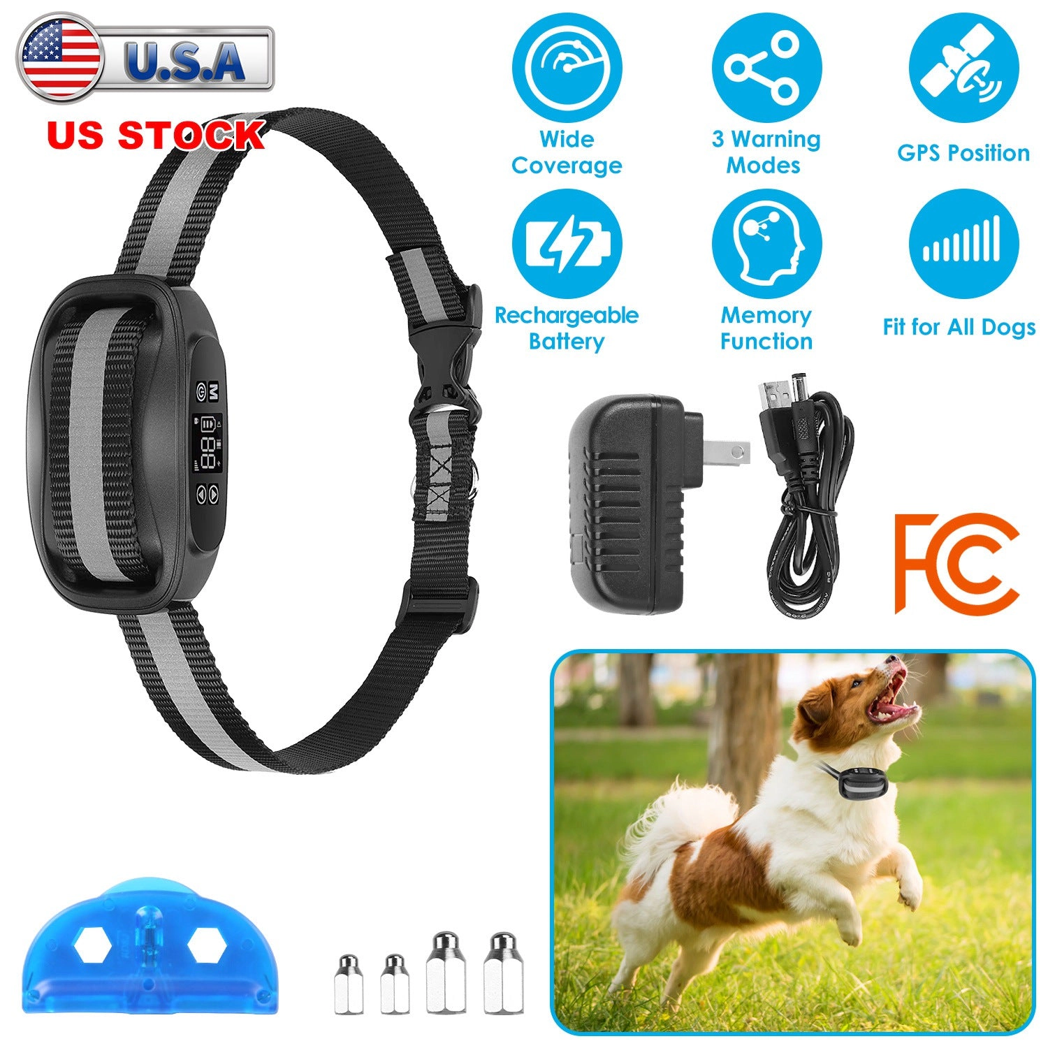 GBruno GPS Wireless Dog Fence Containment System
