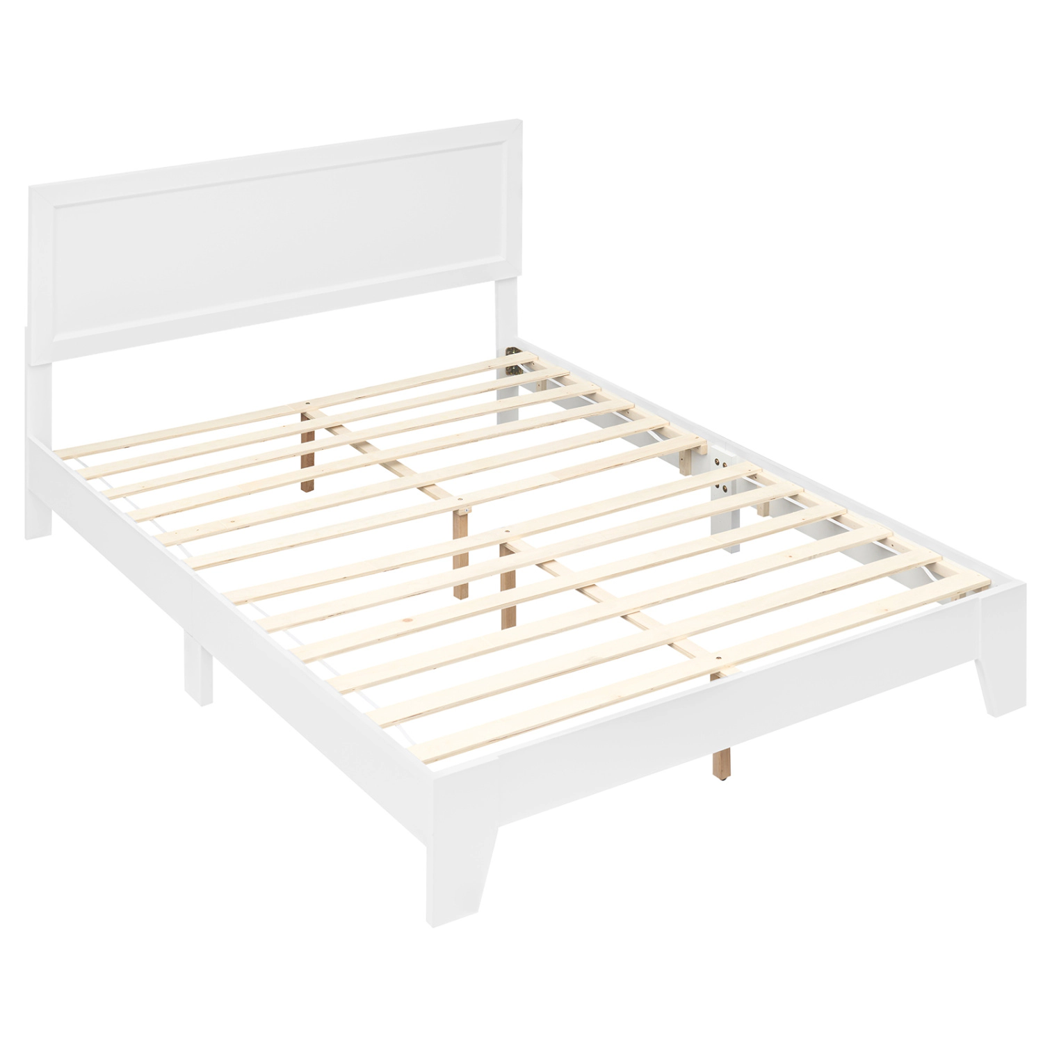 LJG Queen Size Modern Bed Frame with Headboard