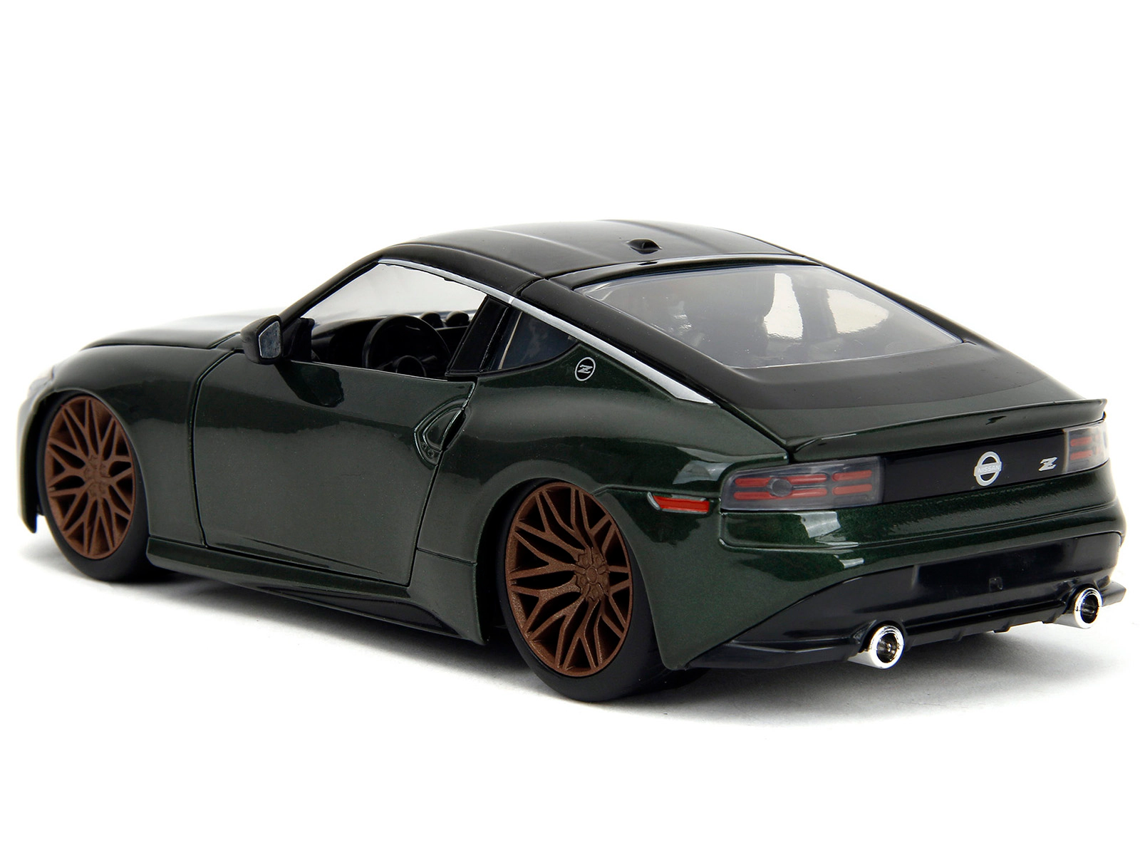Jada 2023 Nissan Z Dark Green Metallic With Black Top "Fast X" (2023) Movie "Fast & Furious" Series 1/24