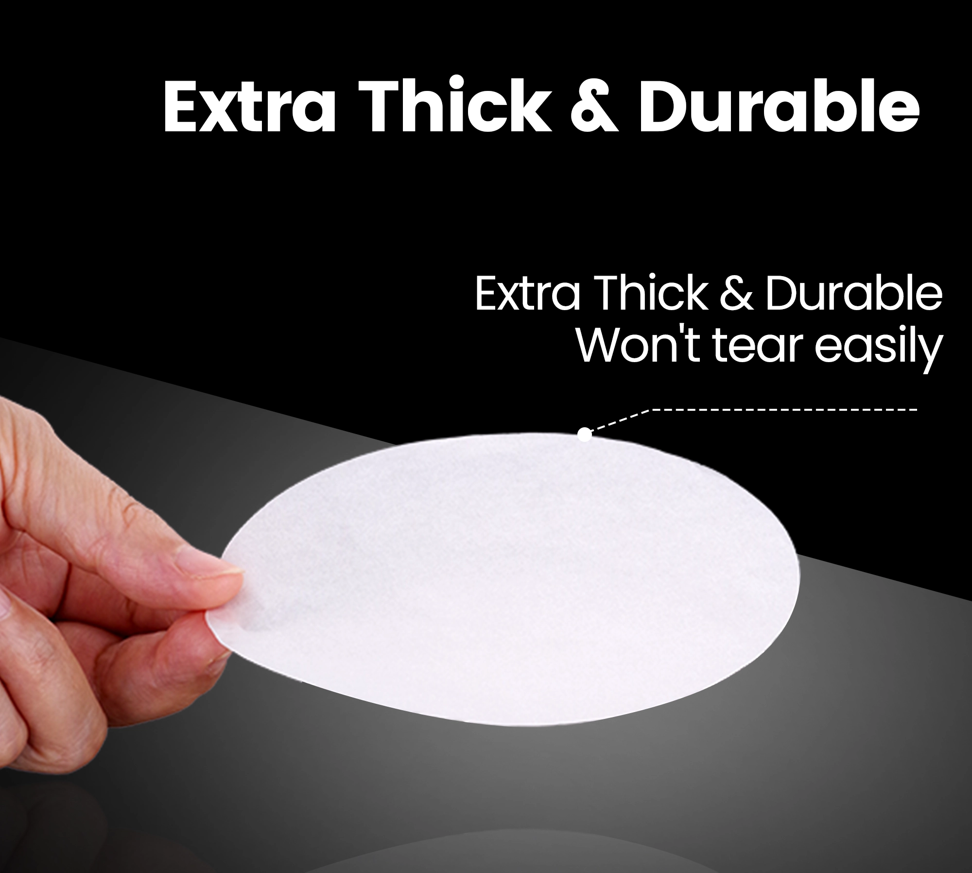 Gourmet Easy Parchment Paper Rounds, 50 Sheets, Made for Our Patty Maker