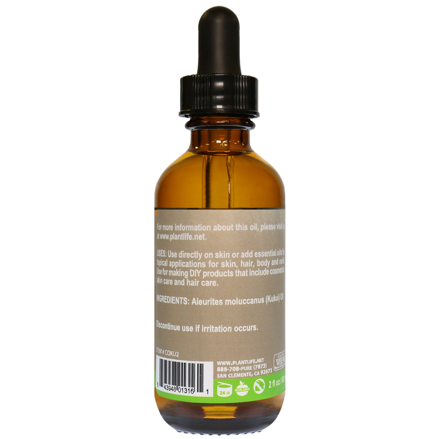 Plantlife Kukui Carrier Oil