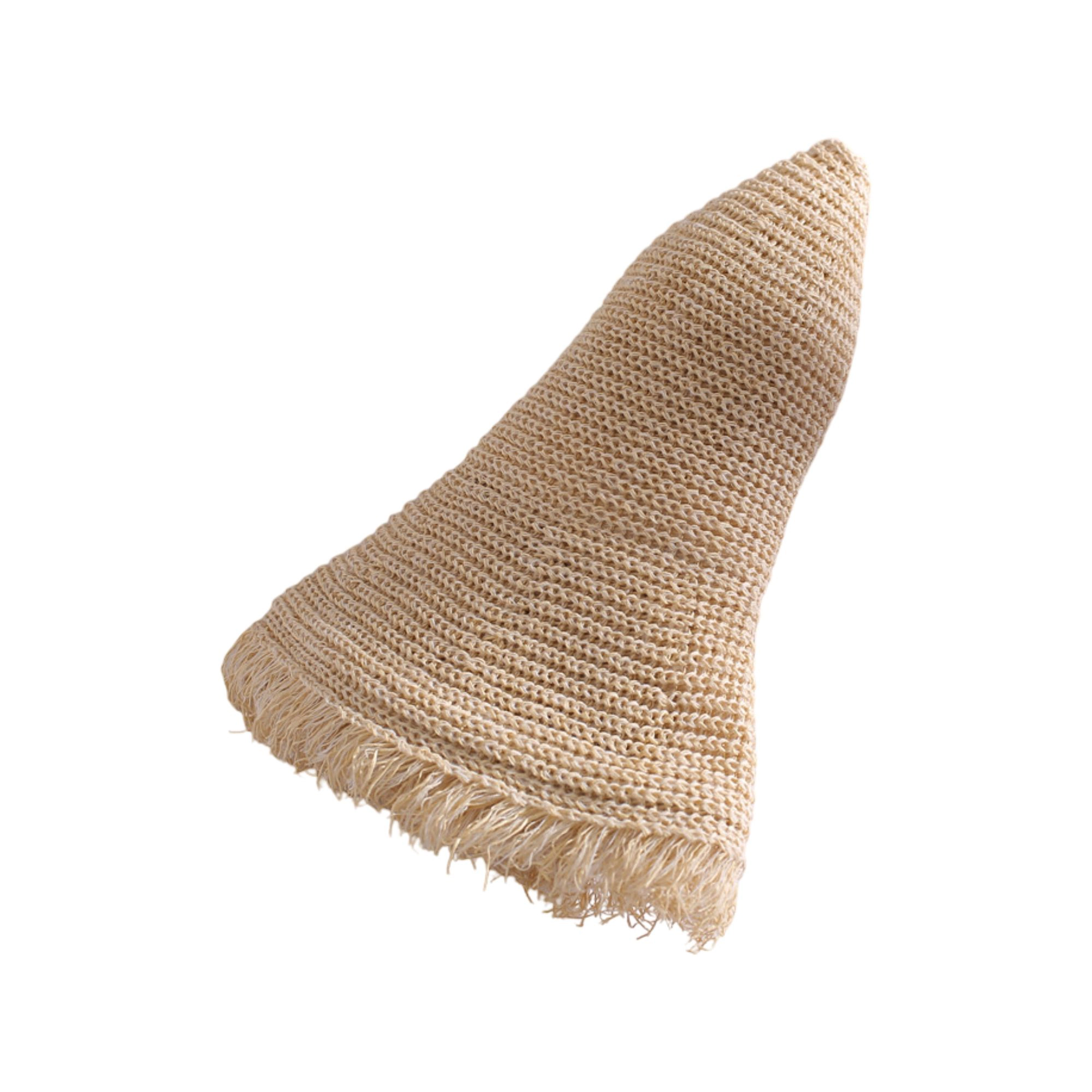 Anna-Kaci Women's Wide Brim Sun Hat with Frayed Edge and Lightweight Open Weave