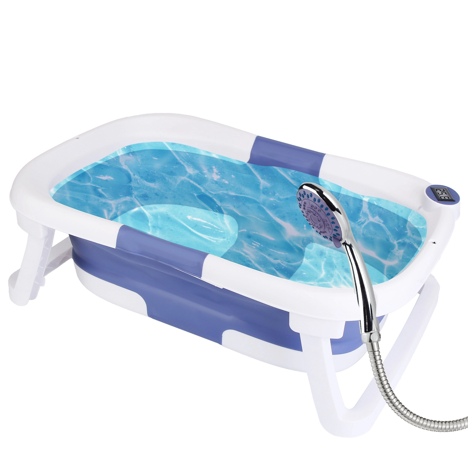 GBruno Kids' Kids' Collapsible Baby Bathtub With Thermometer