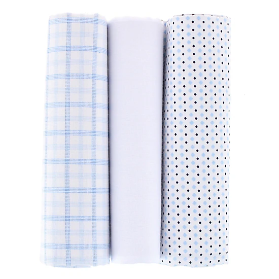 Essentials by Trafalgar Vibrant Dot and Check Patterned Blues Handkerchiefs
