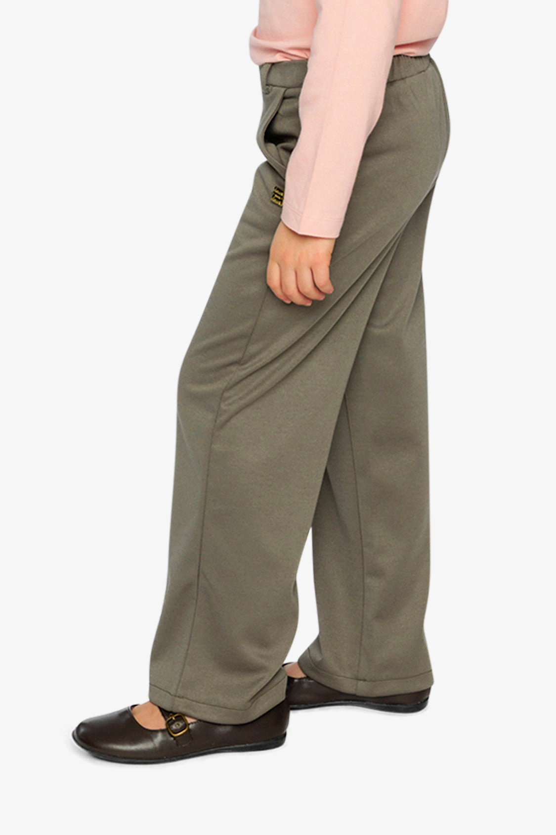 Deux par Deux Girls Elastic-Waist Flare Pants