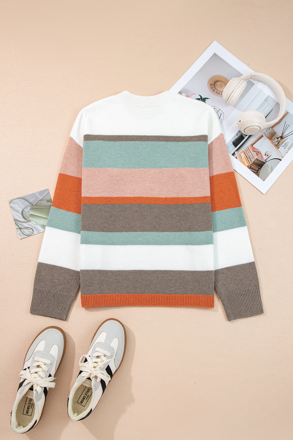 Threaded Pear Women's Millie Knit Drop Shoulder Sweater