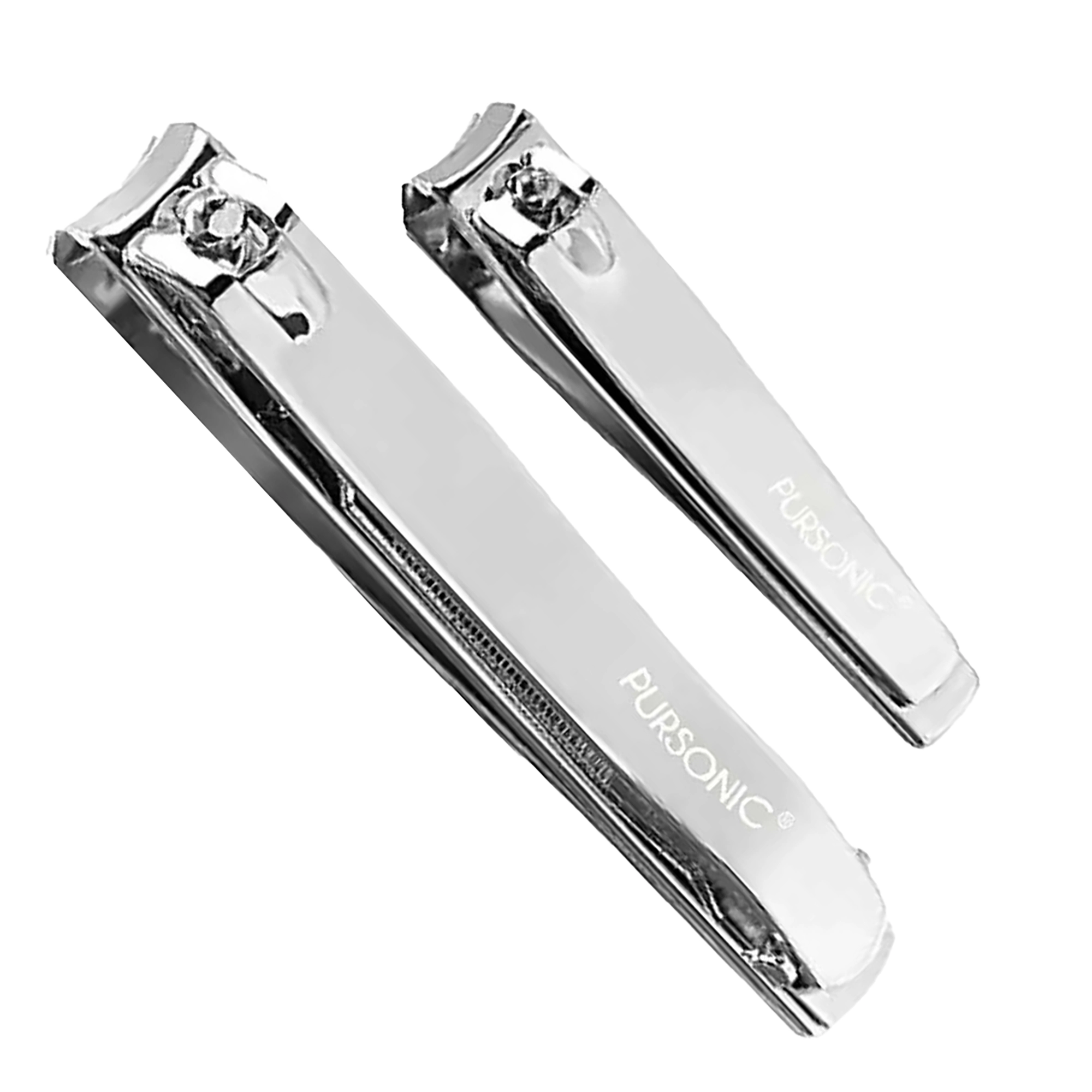 Pursonic Unisex Salon Grade Premium Nail Clipper 2-Pack
