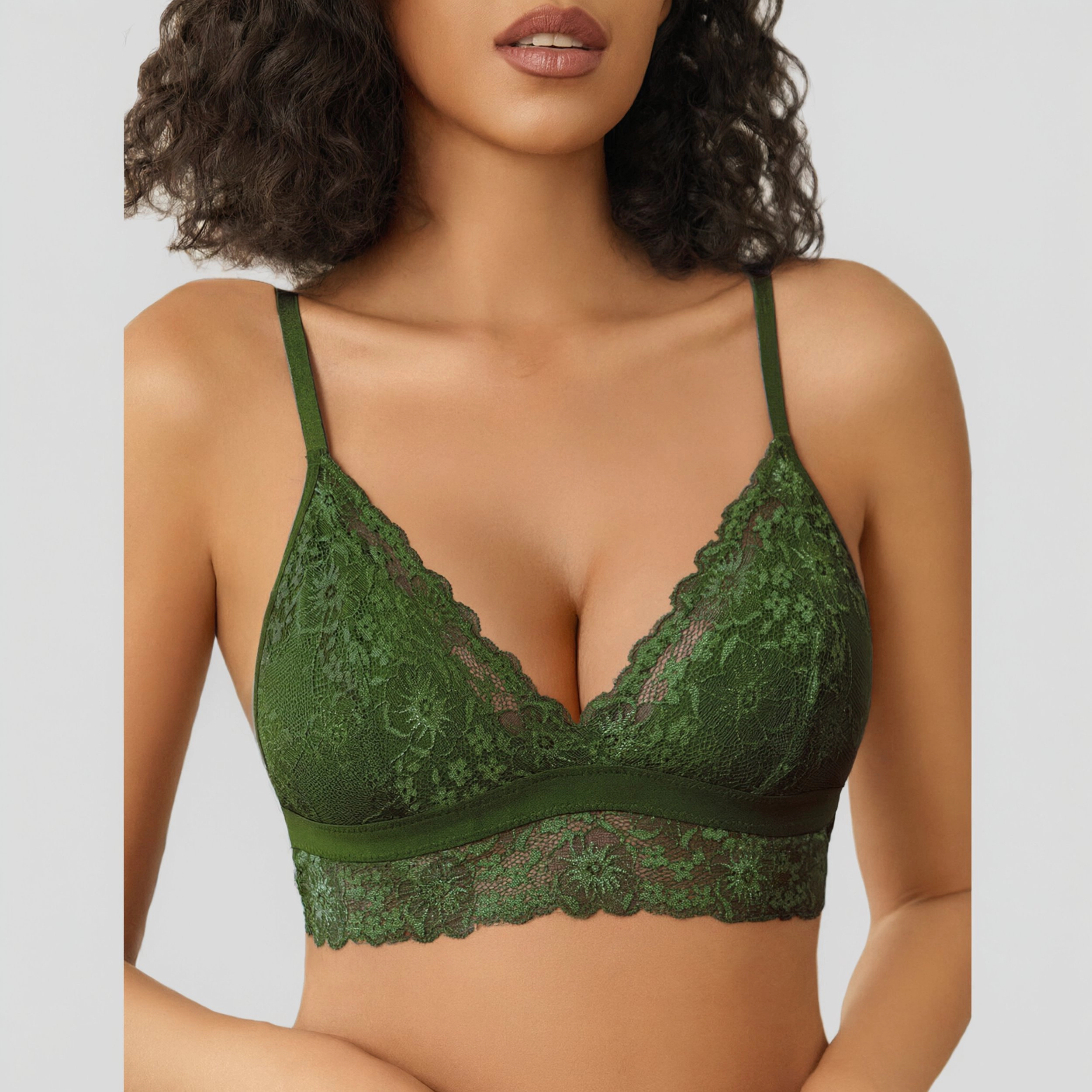 Avidlove Women's Lace Unpadded Wireless Bralette